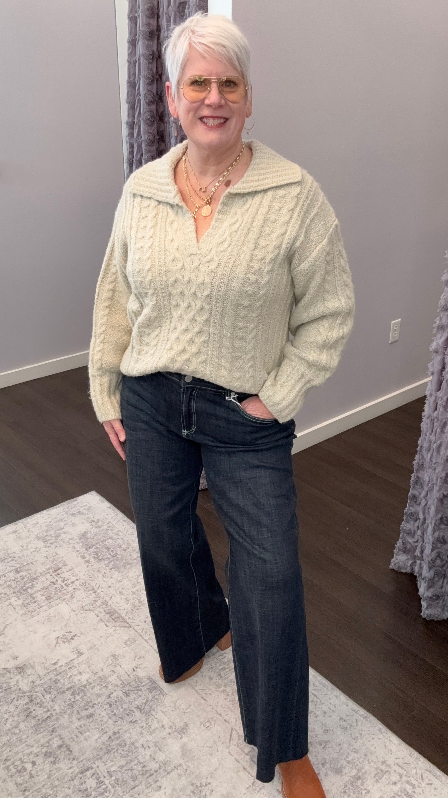 Micha Mid Rise in Lennon by Dear John