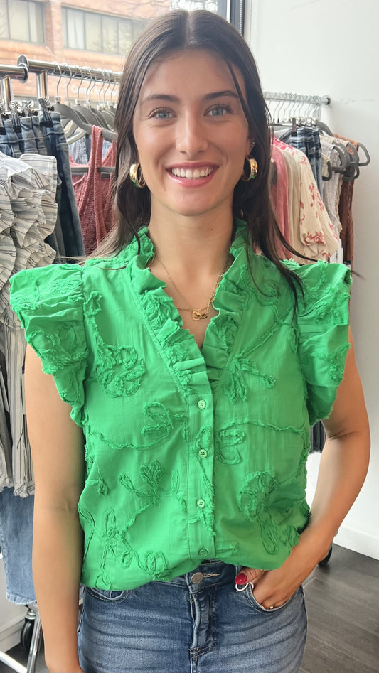 Emerald Edge Top