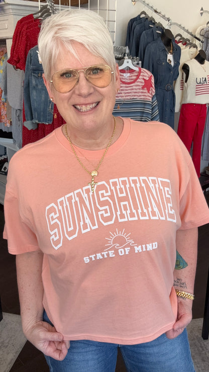 Sunshine State of Mind Cropped Tee