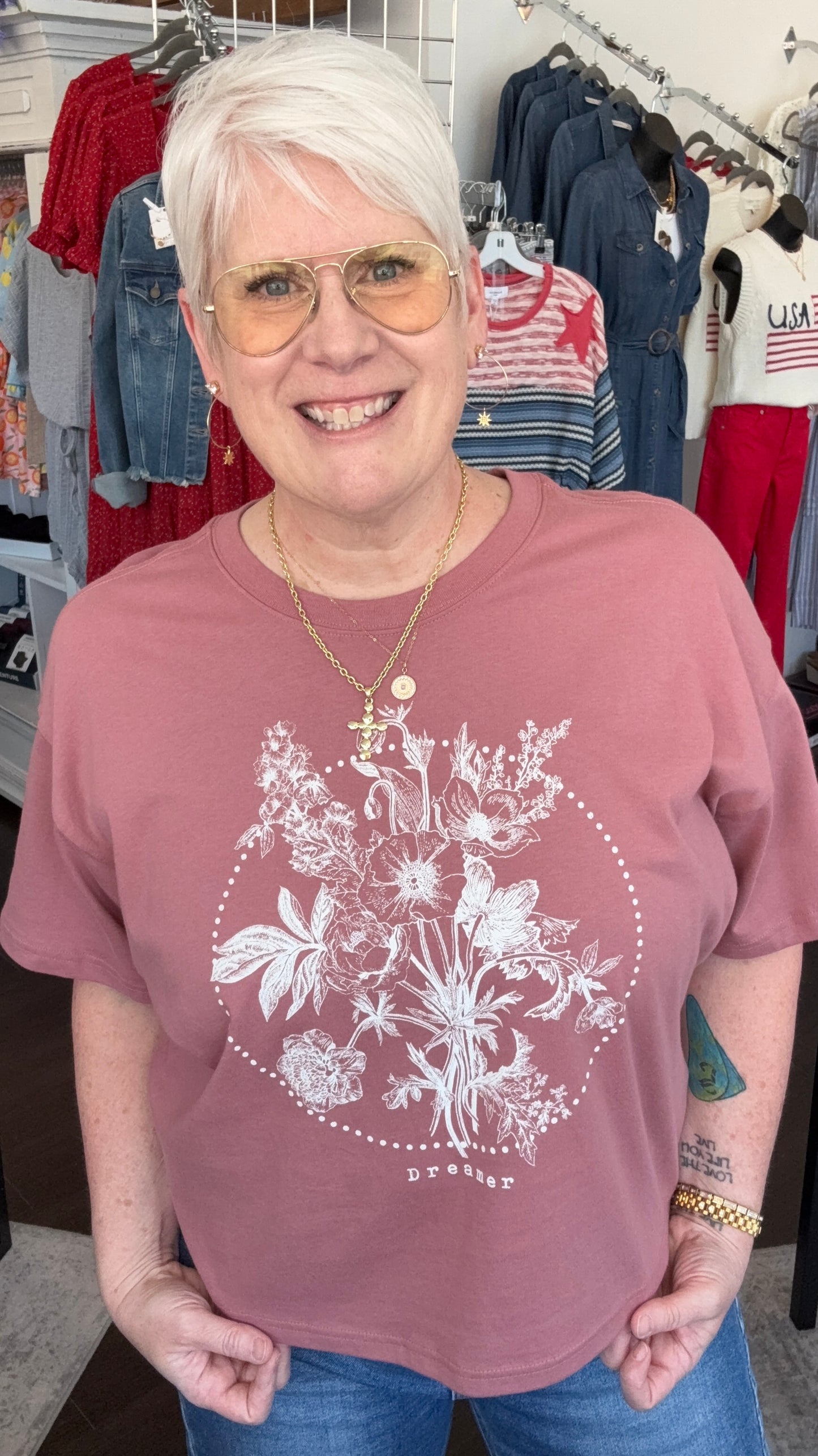 Bloom Theory Cropped Tee