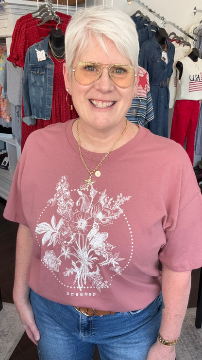 Bloom Theory Cropped Tee