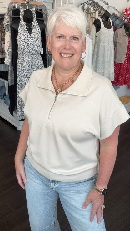 Zip Code Luxe Knit Top