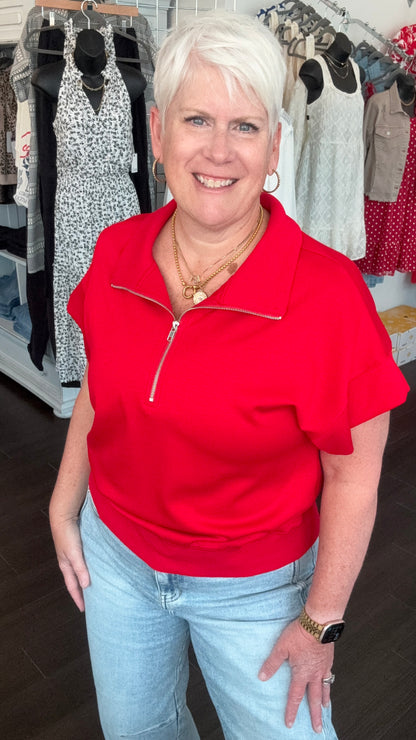 Zip Code Luxe Knit Top