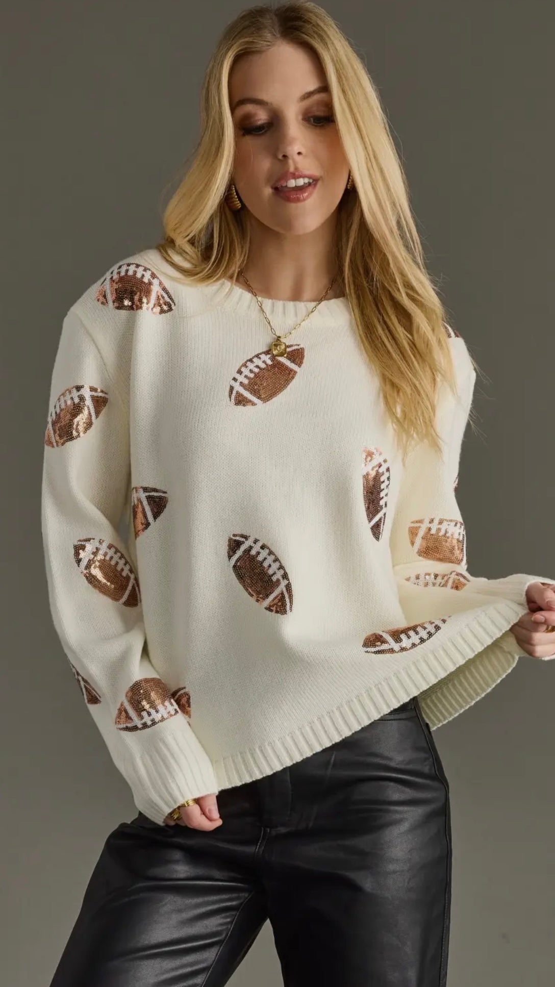 Friday Night Lights Sequin Sweater