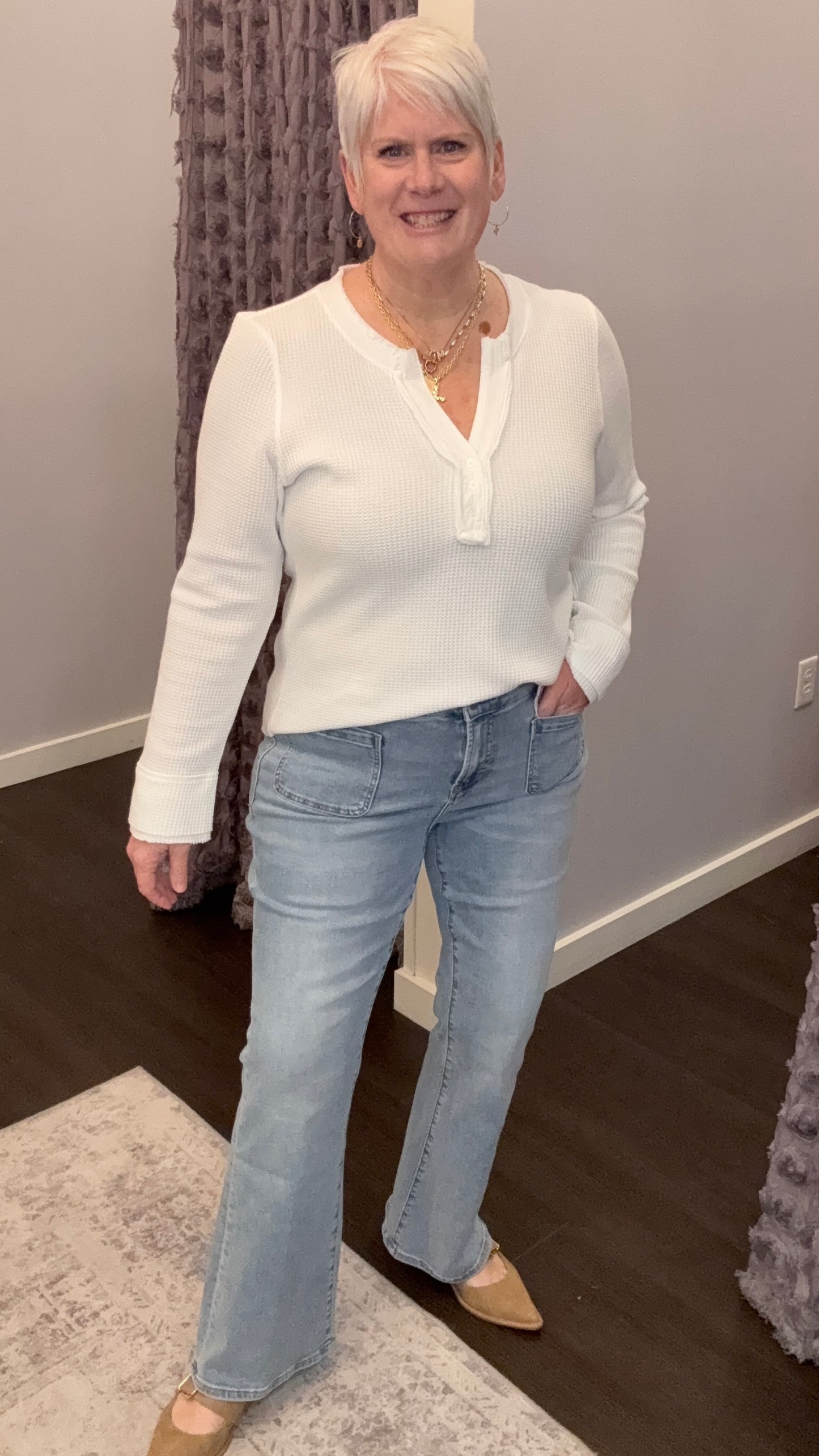 Jaxtyn Mid Rise Jeans in Bluewood by Dear John