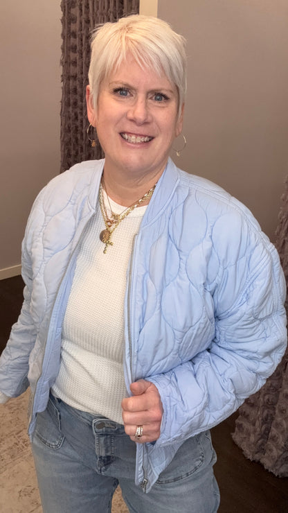 Maverick Quilted Jacket in Skyway by Dear John