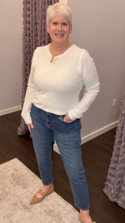 Blaire Mid Rise Jeans in South Bay by Dear John