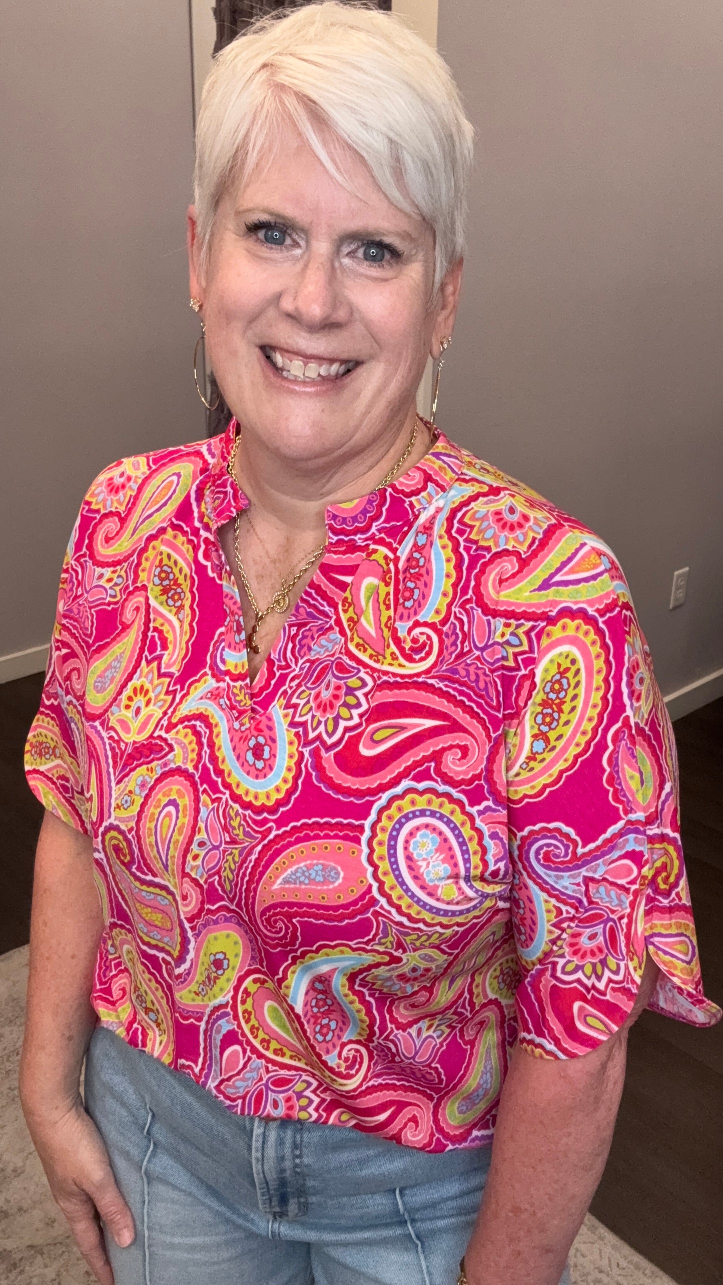 Raspberry Mojito Top by Dear Scarlett