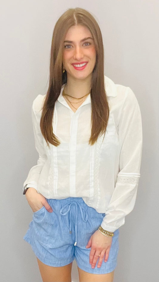 Soft Focus Lace Blouse by Dex