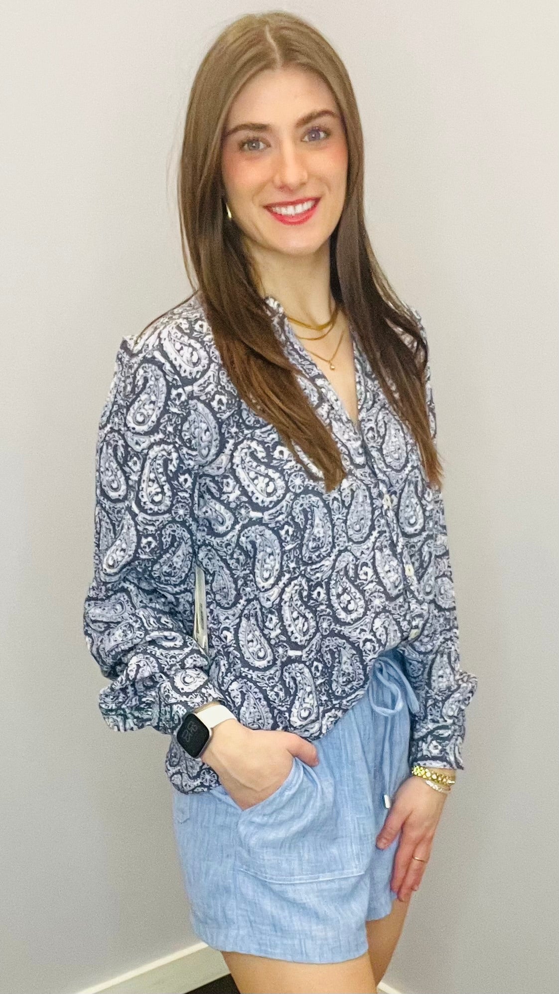 Lakehouse Paisley Blouse by Dex