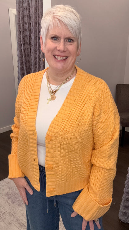 Marigold Mood Cardigan