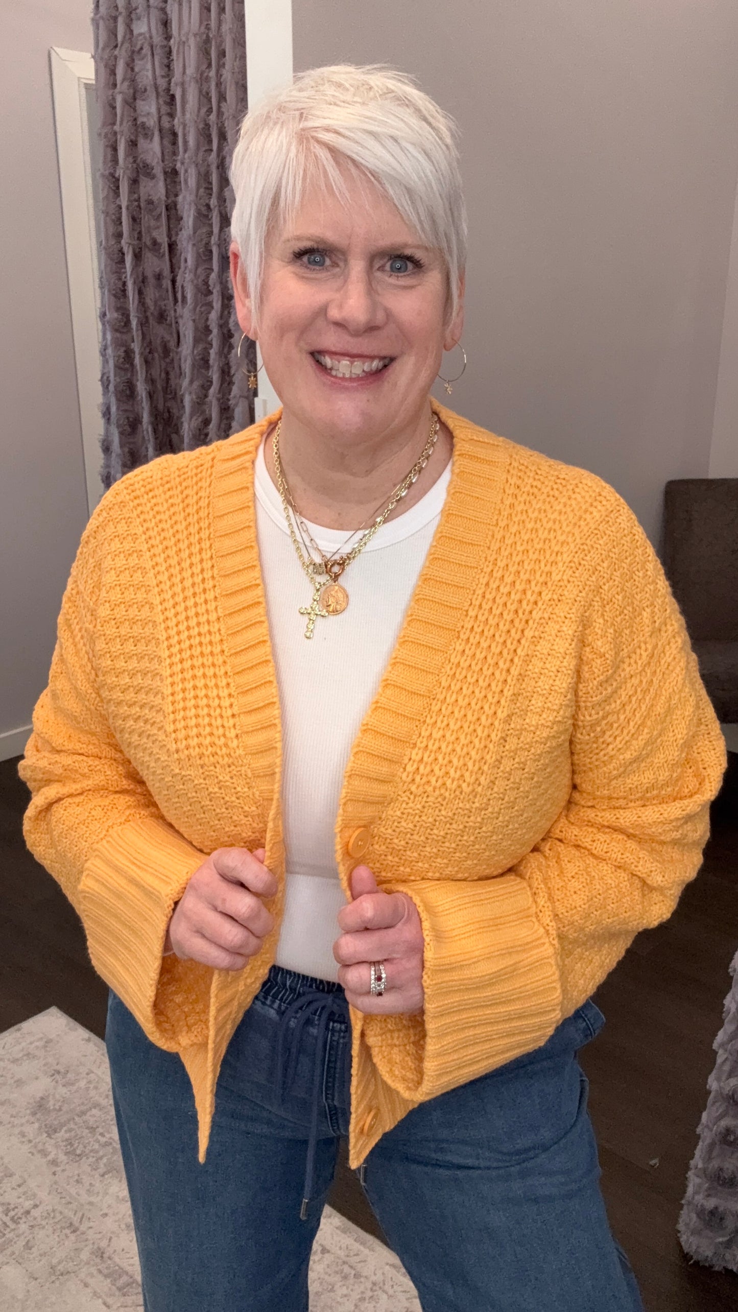 Marigold Mood Cardigan