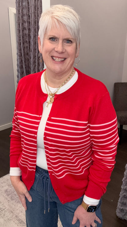 Heartbreaker Stripe Cardigan