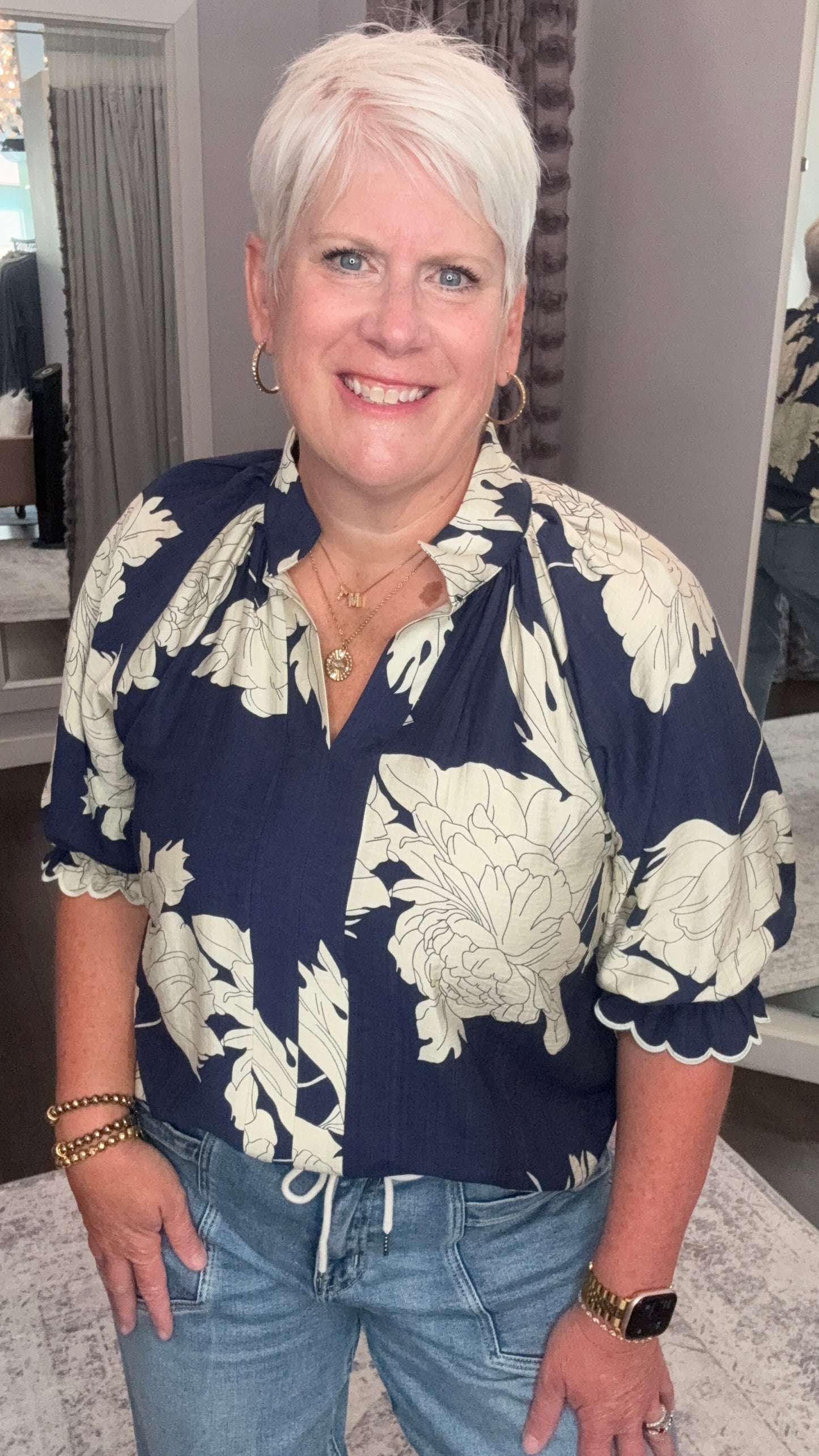 Autumn Botanical Top