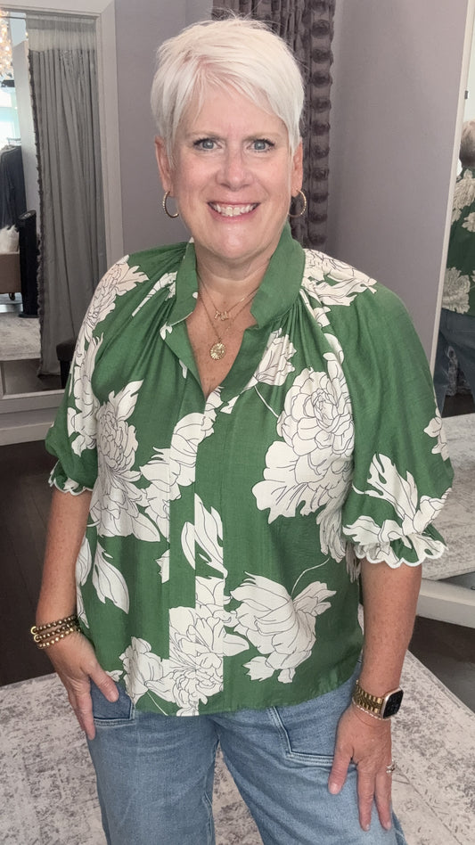 Autumn Botanical Top