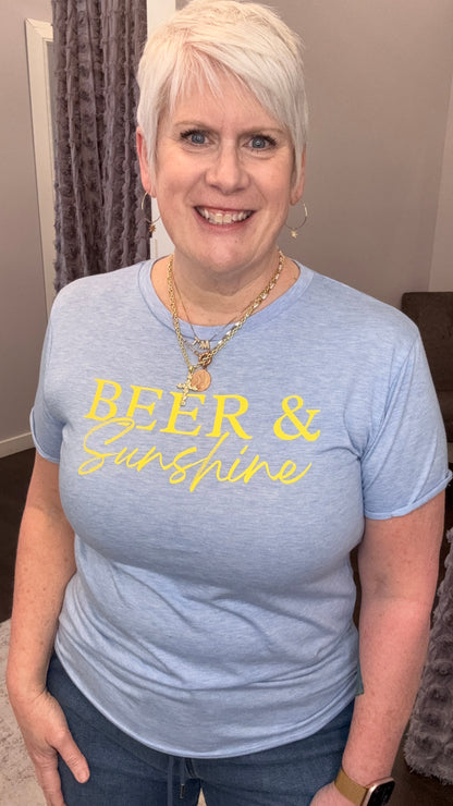 Beer & Sunshine Graphic Tee