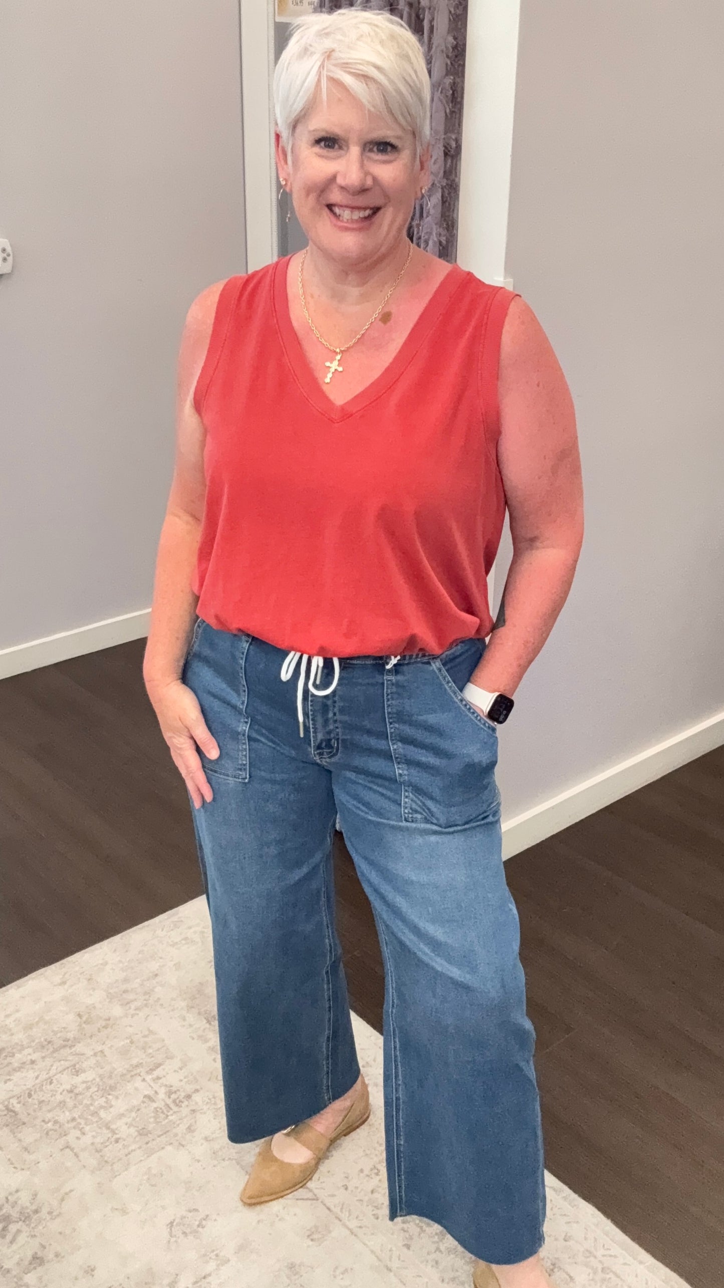 Cloud Nine High Rise Super Soft Barrel Leg Jeans by Vervet