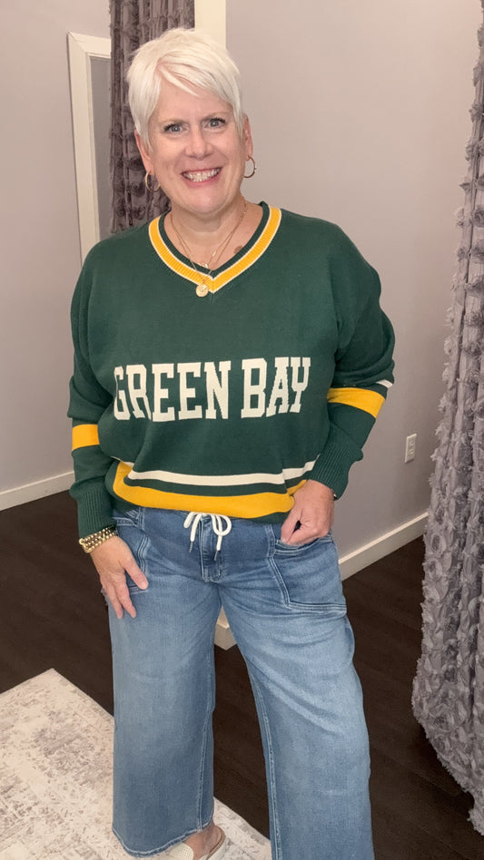 Gridiron Glam Varsity Sweater