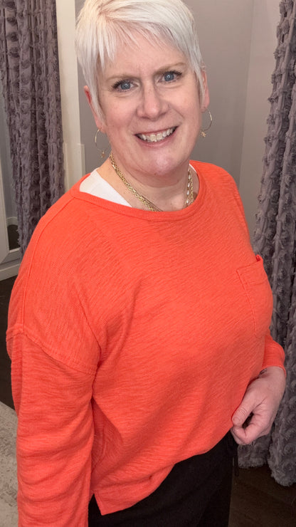 Citrus Breeze Slub Top by Dex