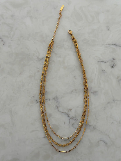 The Triple Layered Necklace by Chan Sutt Pearls