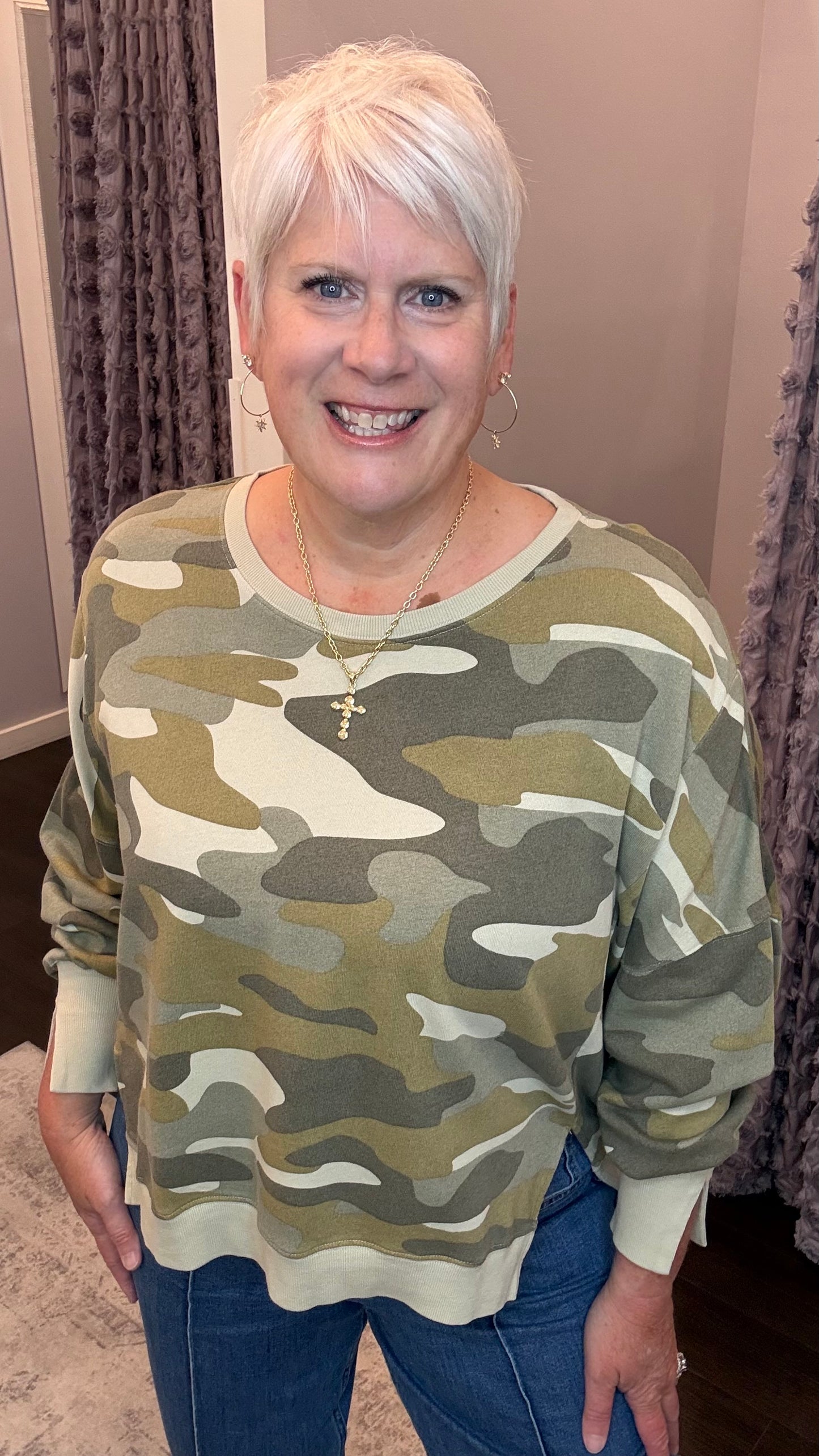 Trenton Pullover in Riviera Camo by Dear John