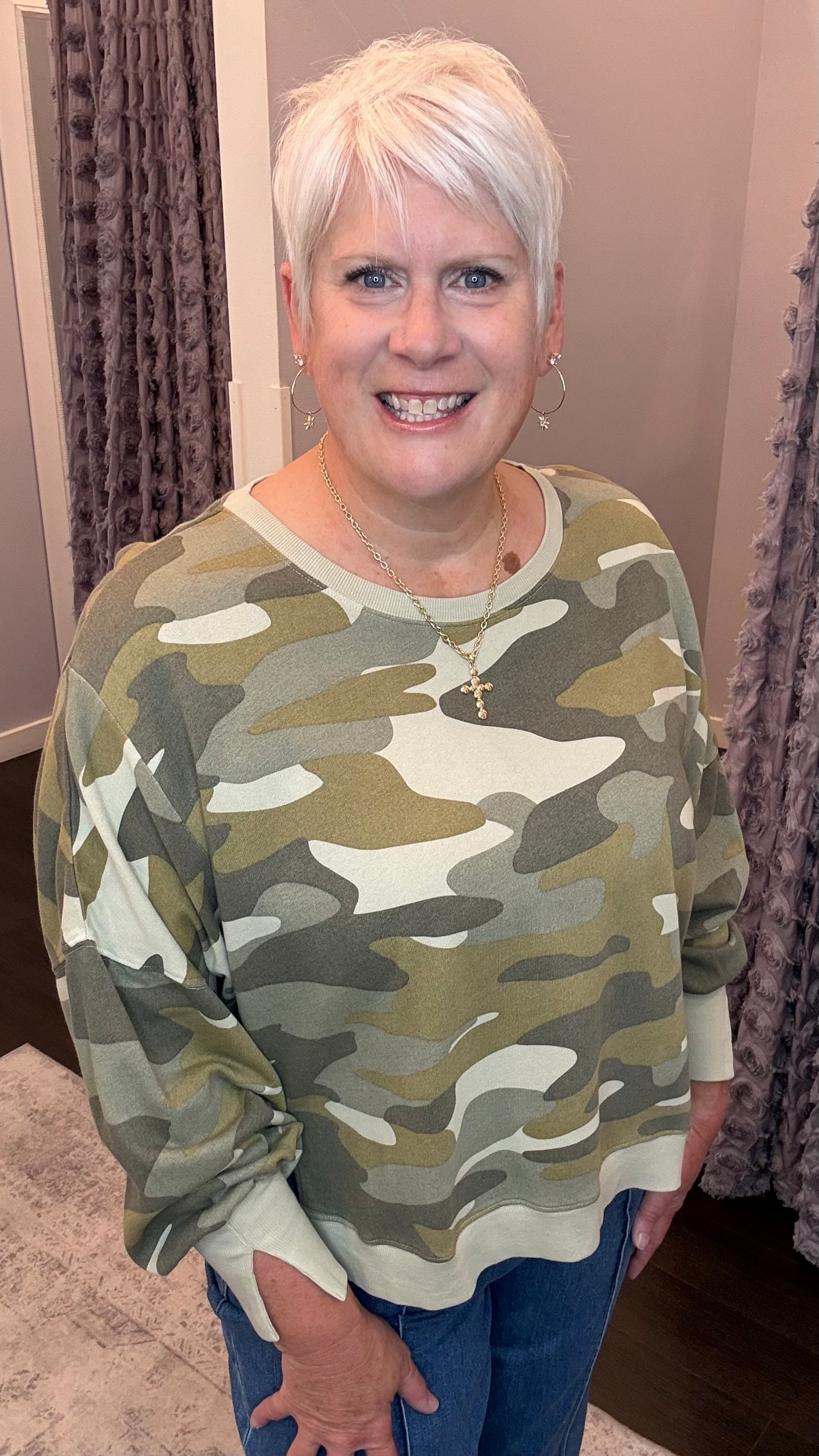 Trenton Pullover in Riviera Camo by Dear John
