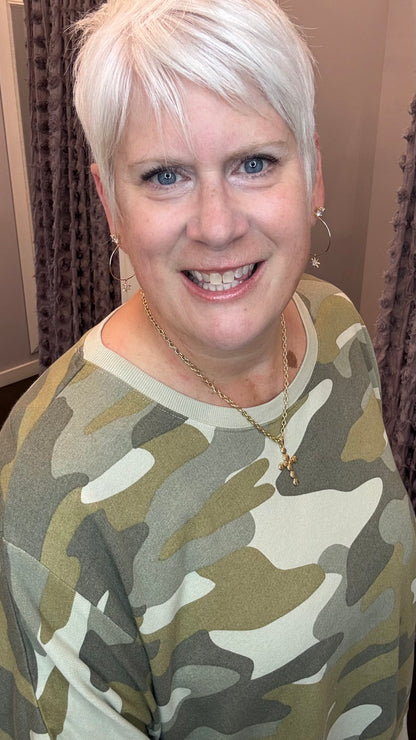Trenton Pullover in Riviera Camo by Dear John
