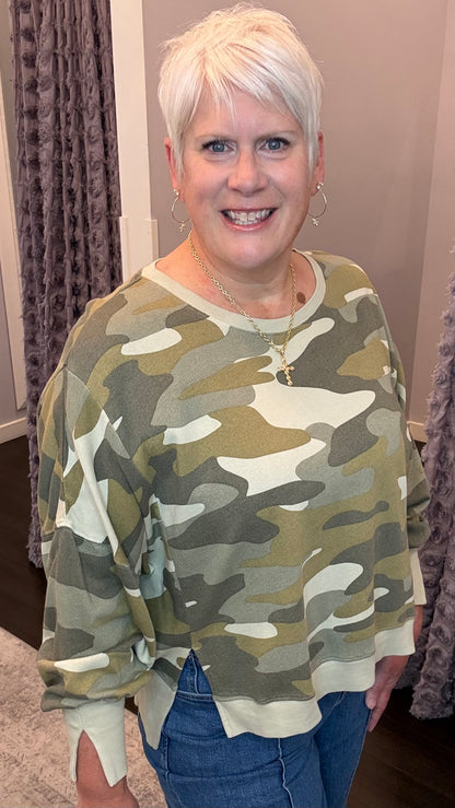 Trenton Pullover in Riviera Camo by Dear John