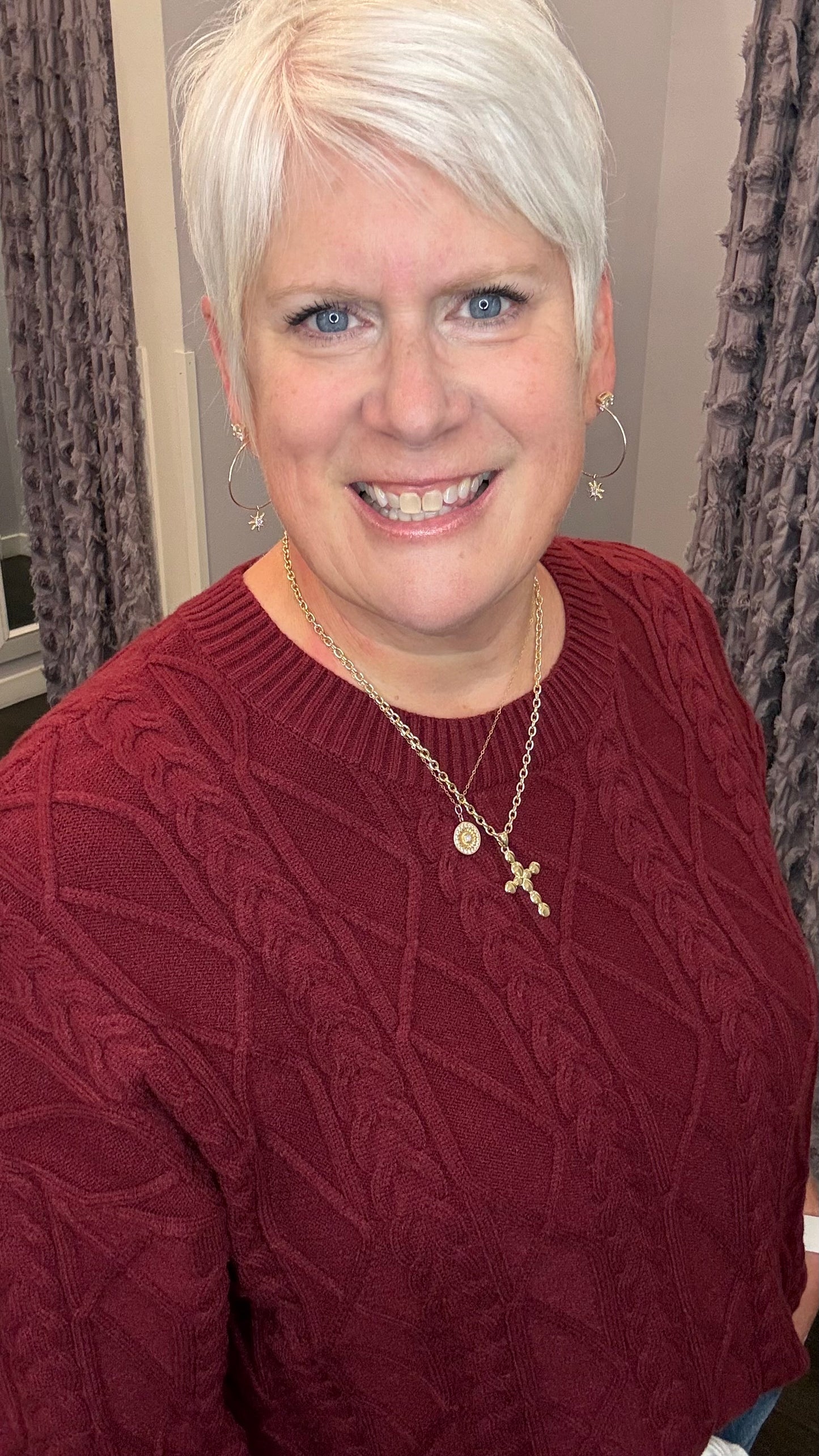 Autumn Merlot Sweater