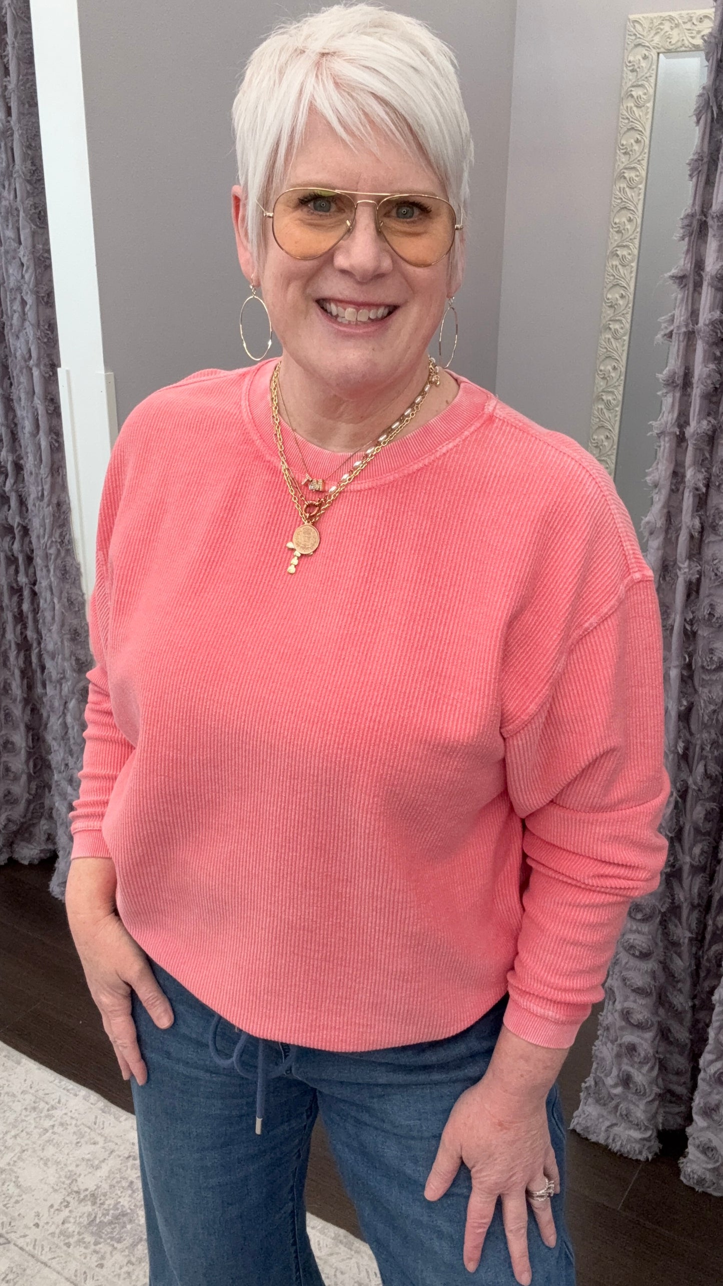 Comfy Crush Corded Crew