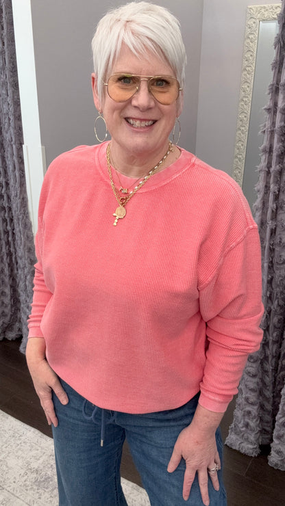 Comfy Crush Corded Crew