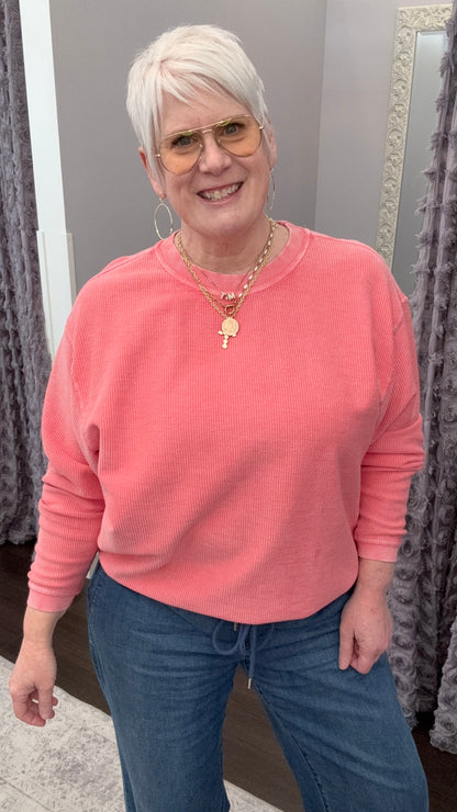 Comfy Crush Corded Crew