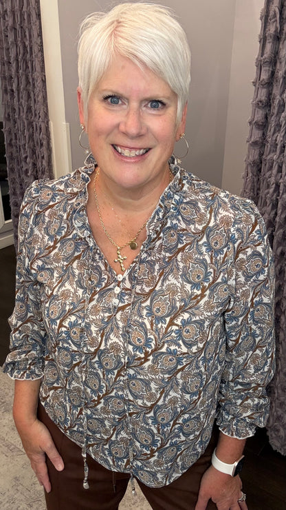 Paisley Please Top by Dex