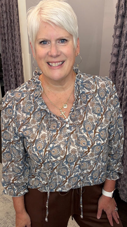 Paisley Please Top by Dex