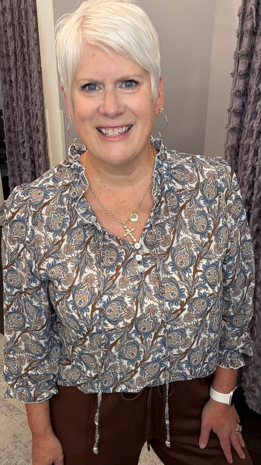 Paisley Please Top by Dex