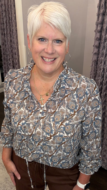 Paisley Please Top by Dex