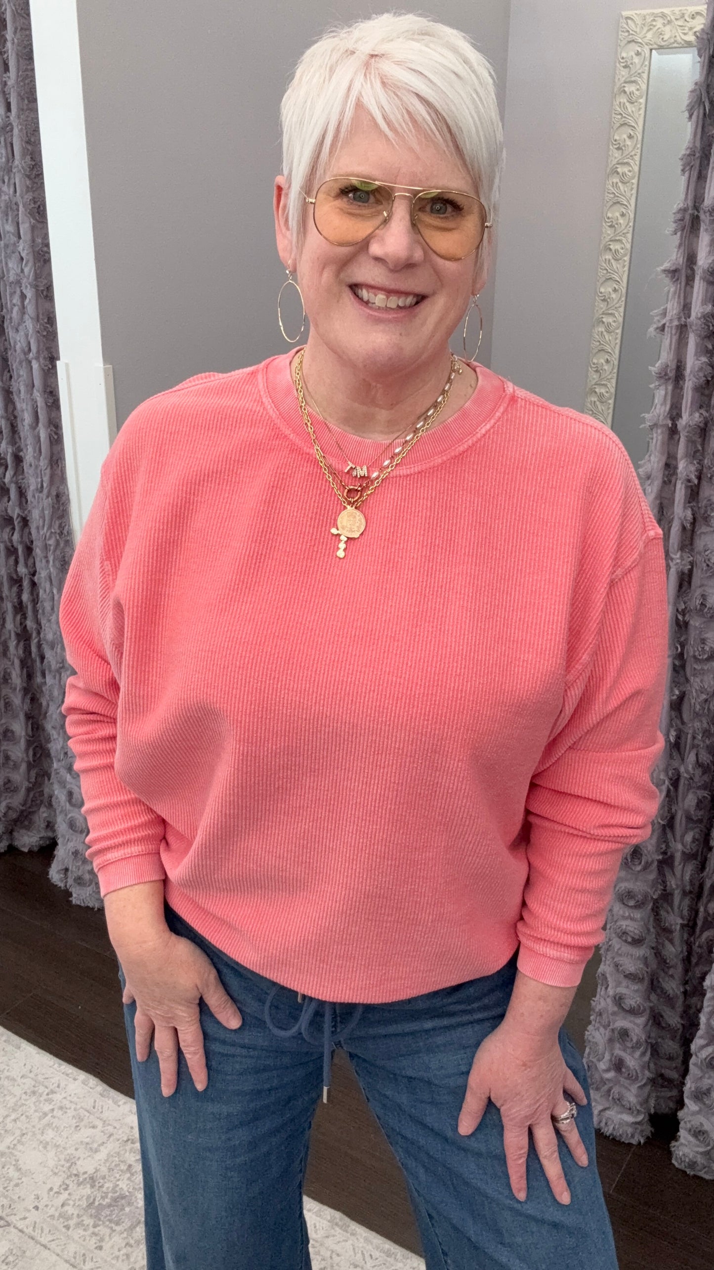 Comfy Crush Corded Crew