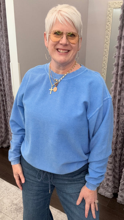 Comfy Crush Corded Crew