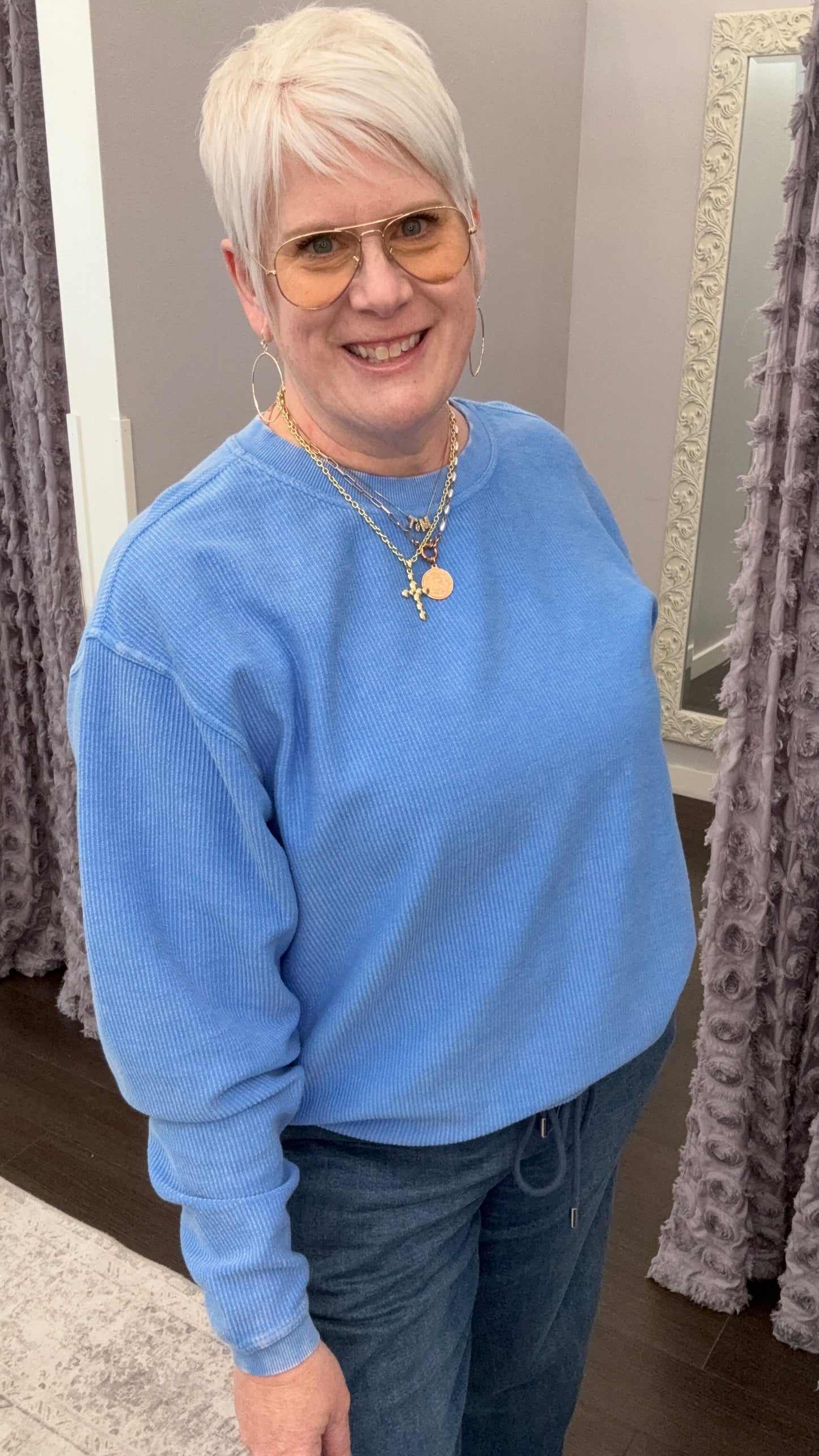 Comfy Crush Corded Crew