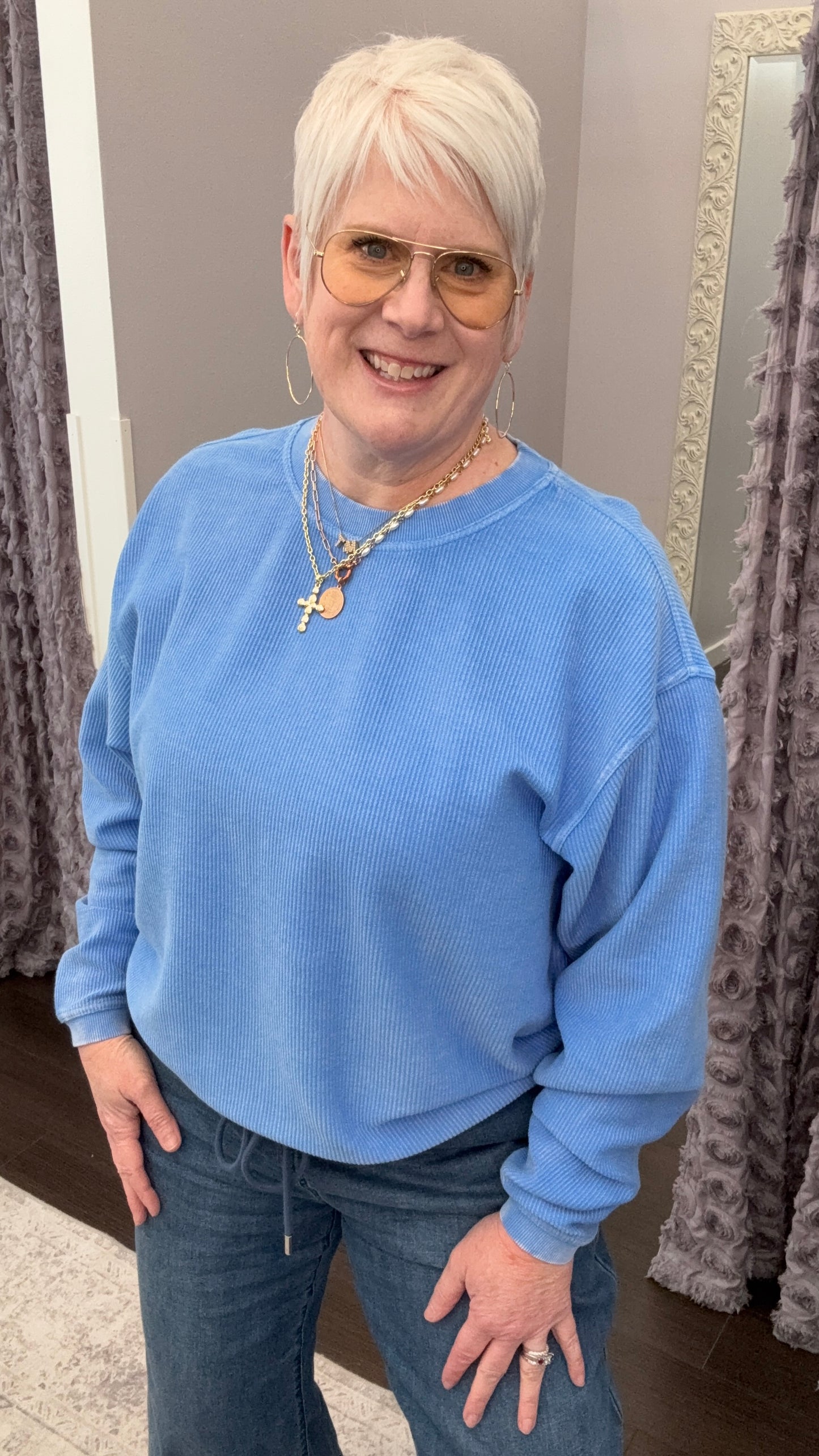 Comfy Crush Corded Crew