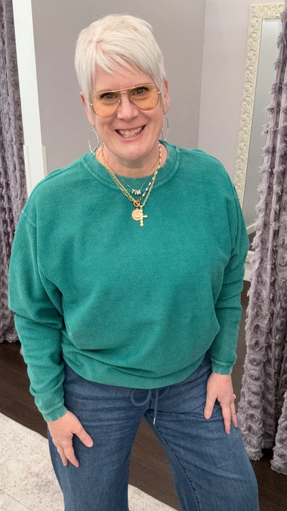 Comfy Crush Corded Crew