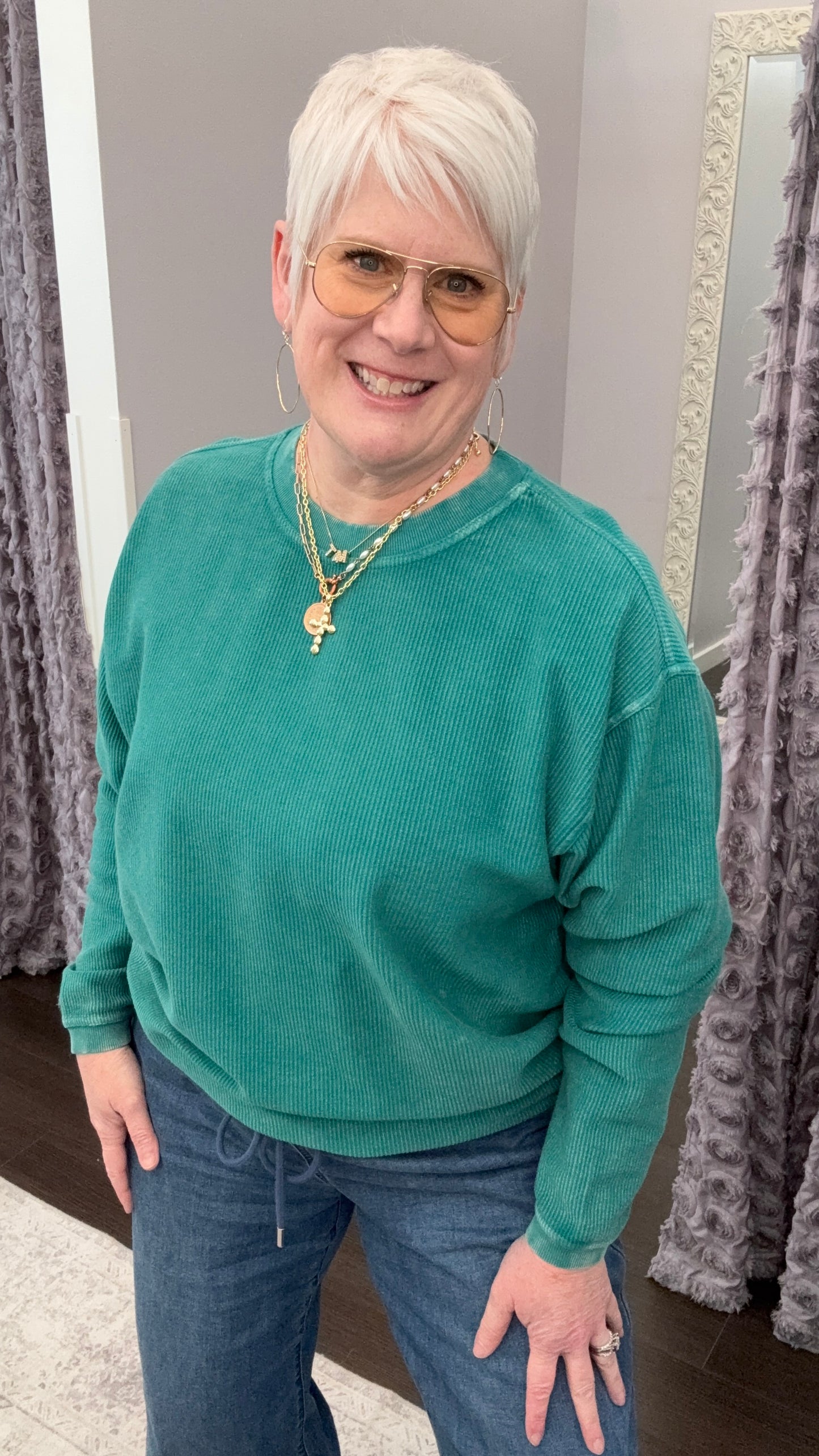 Comfy Crush Corded Crew