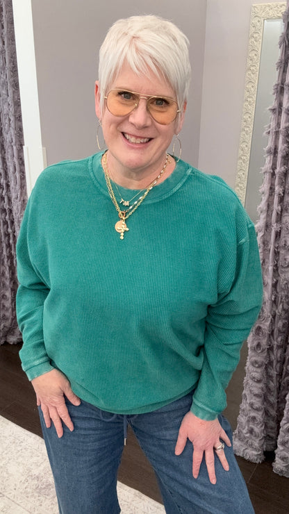 Comfy Crush Corded Crew