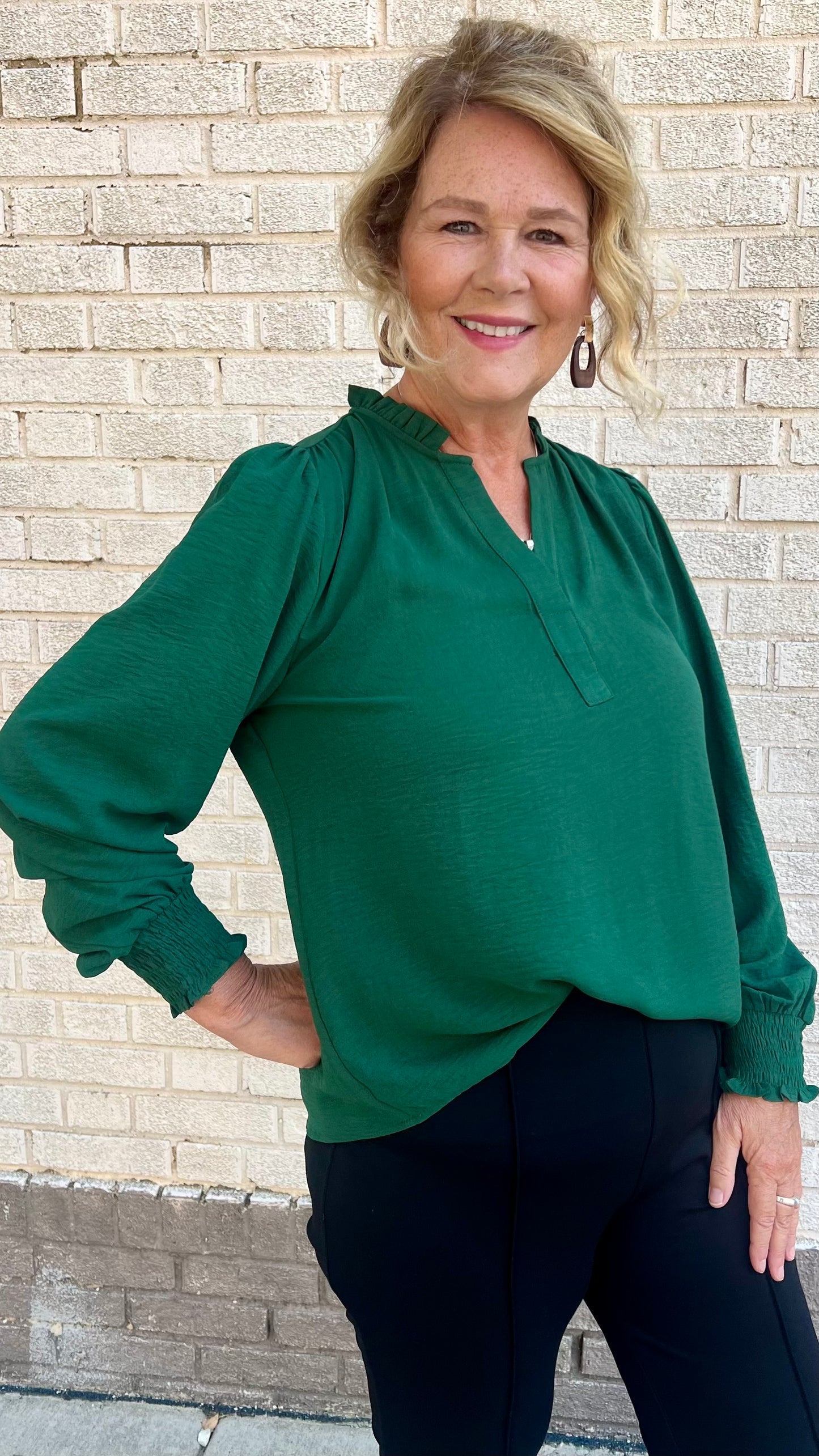 Evergreen Charm Blouse
