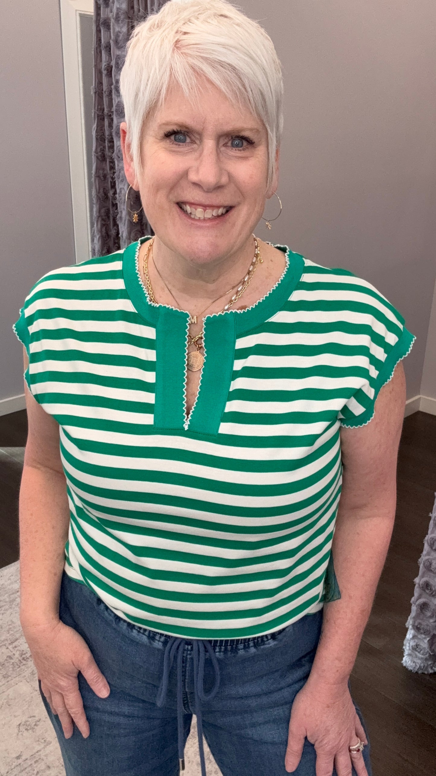 Play Nice Striped Top