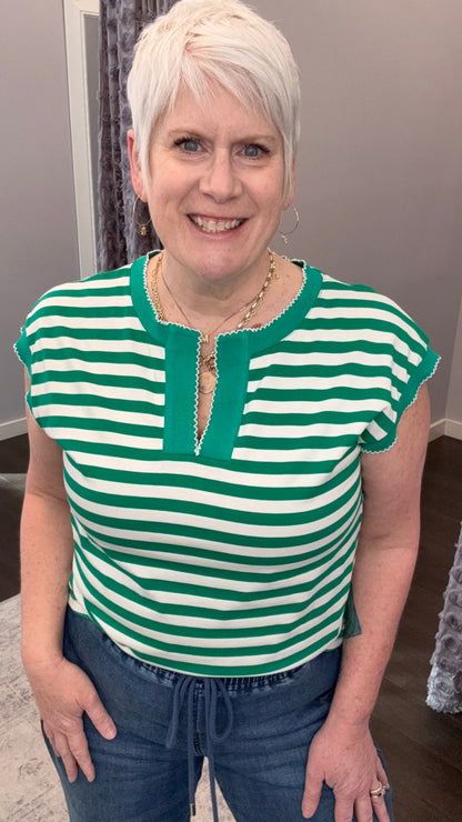 Play Nice Striped Top