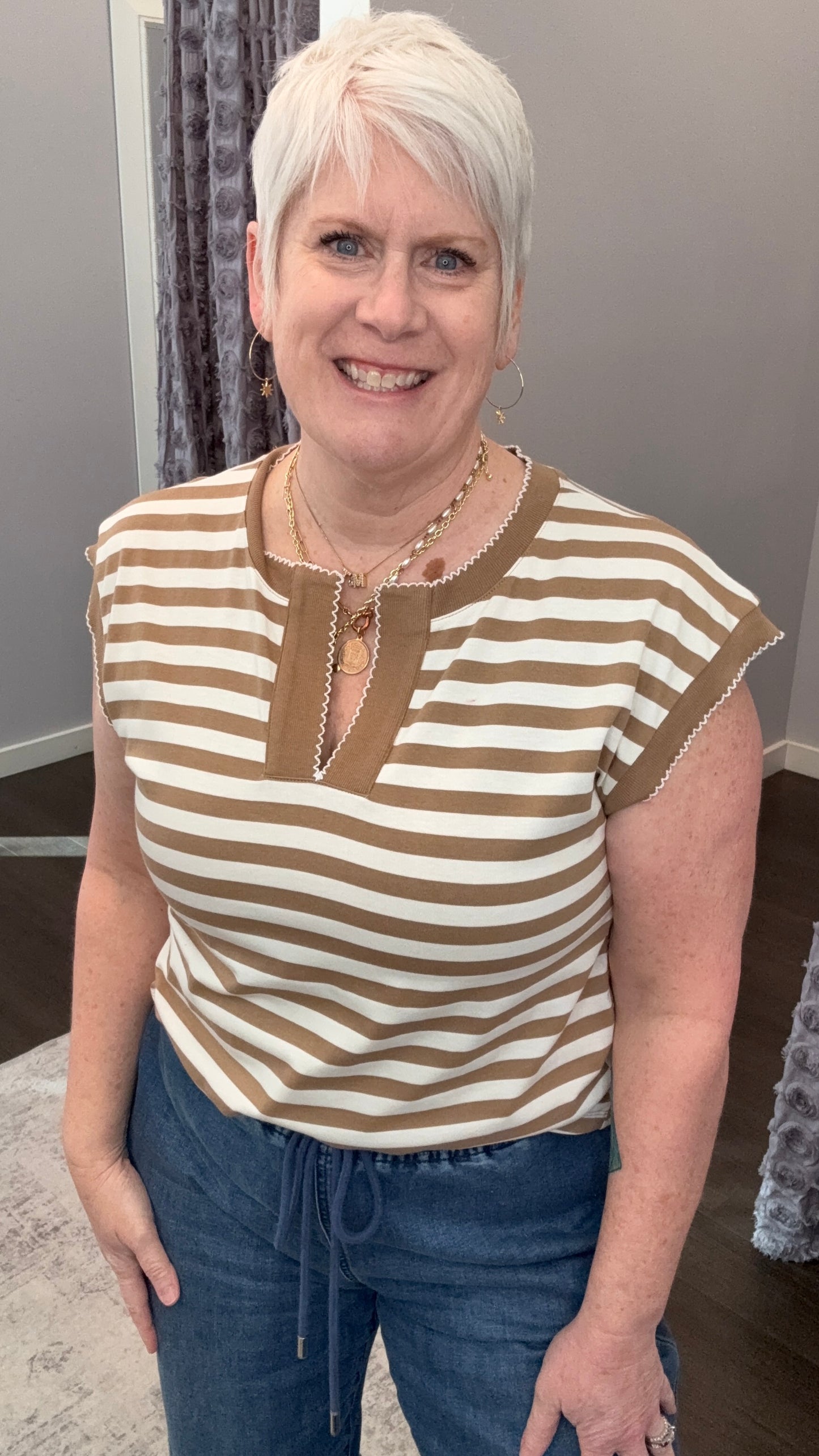 Play Nice Striped Top