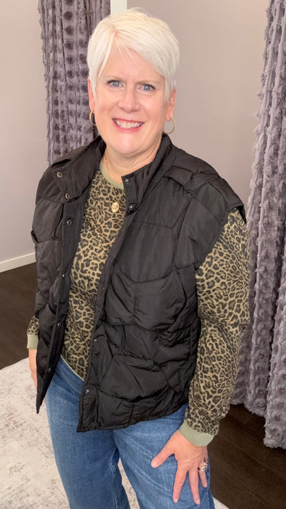 Lynn Vest in Black by Dear John