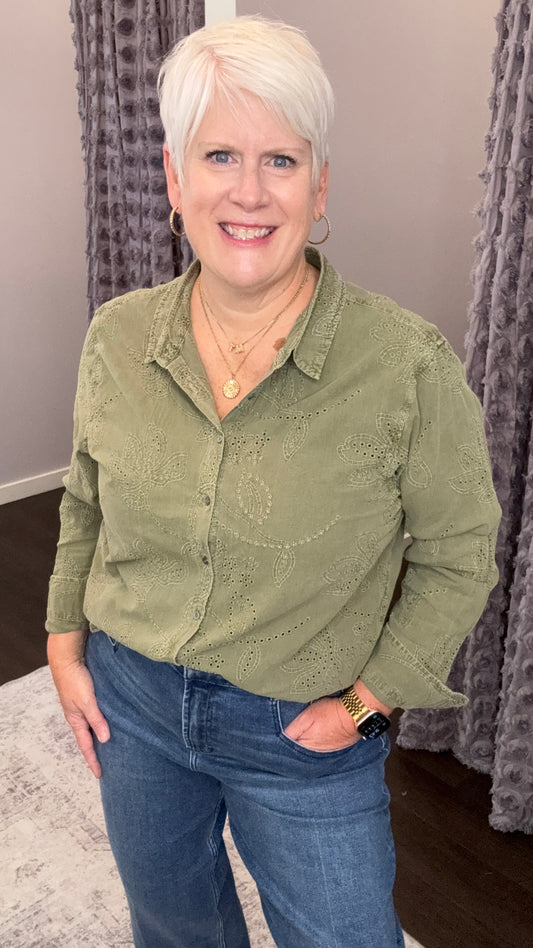Lolita Top in Vetiver by Dear John