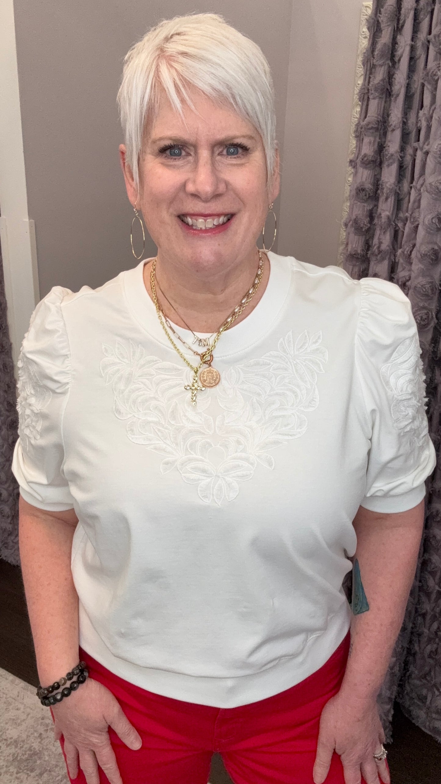 Kyle Embroidered Top by Dear John